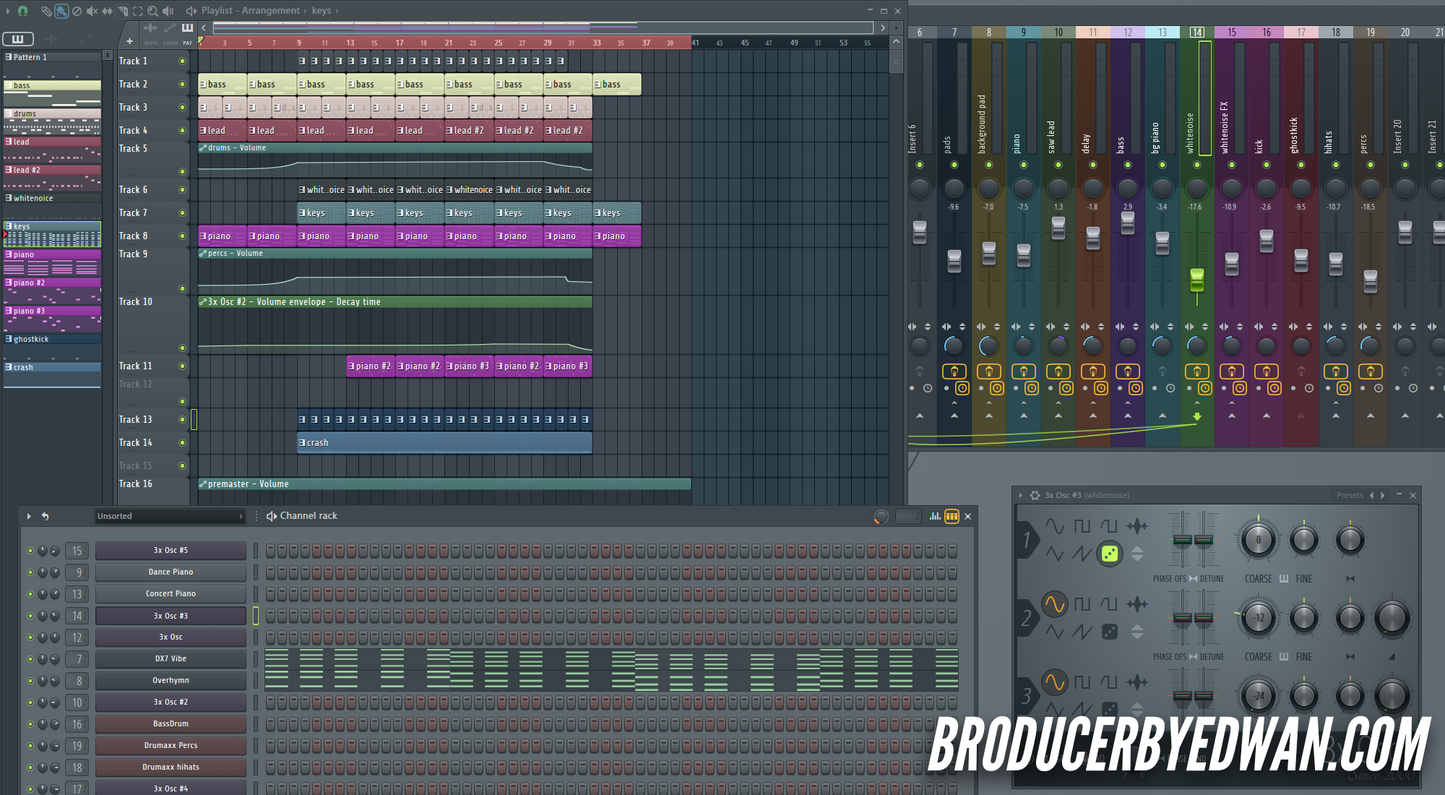 Afro House FL Studio Template - 100% FL Studio Stock Plugins [No samples needed]
