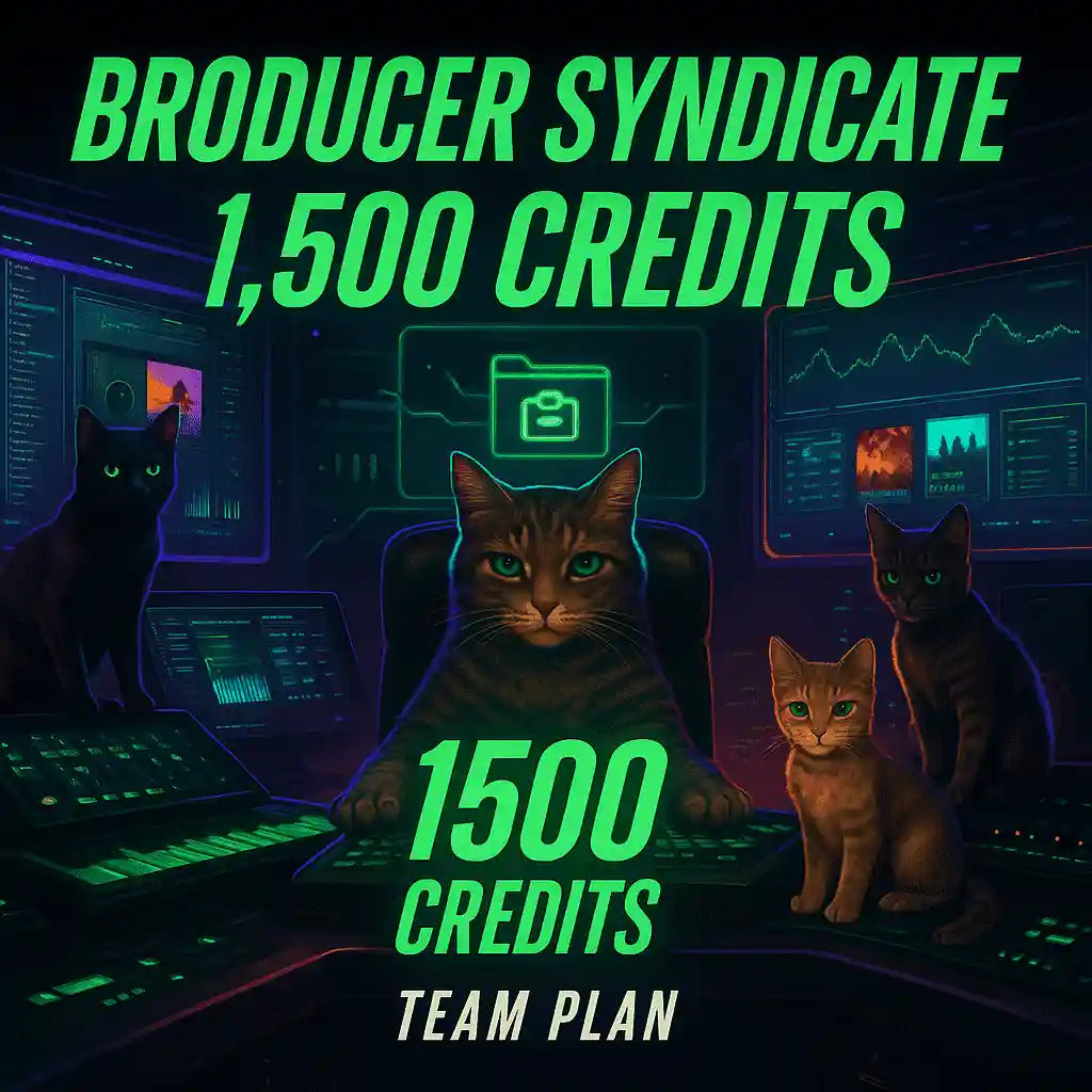 Broducer Syndicate 🧠  | Team Plan (1,500 Monthly Credits)
