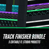 FL Studio Track Finisher Bundle — 5 Editable FLP Projects