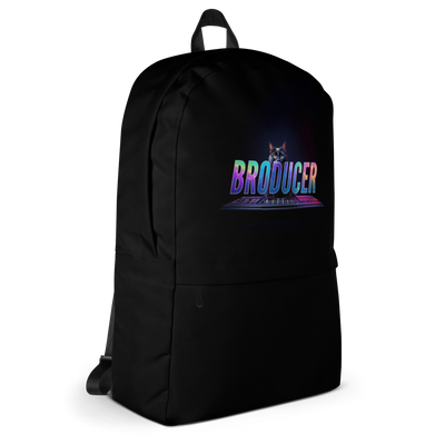 Broducer Space Cat Black Backpack