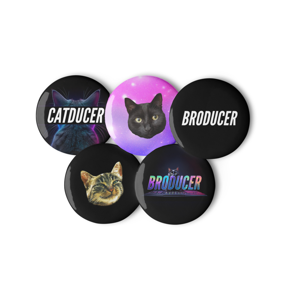 Broducer Universe Set of pin buttons