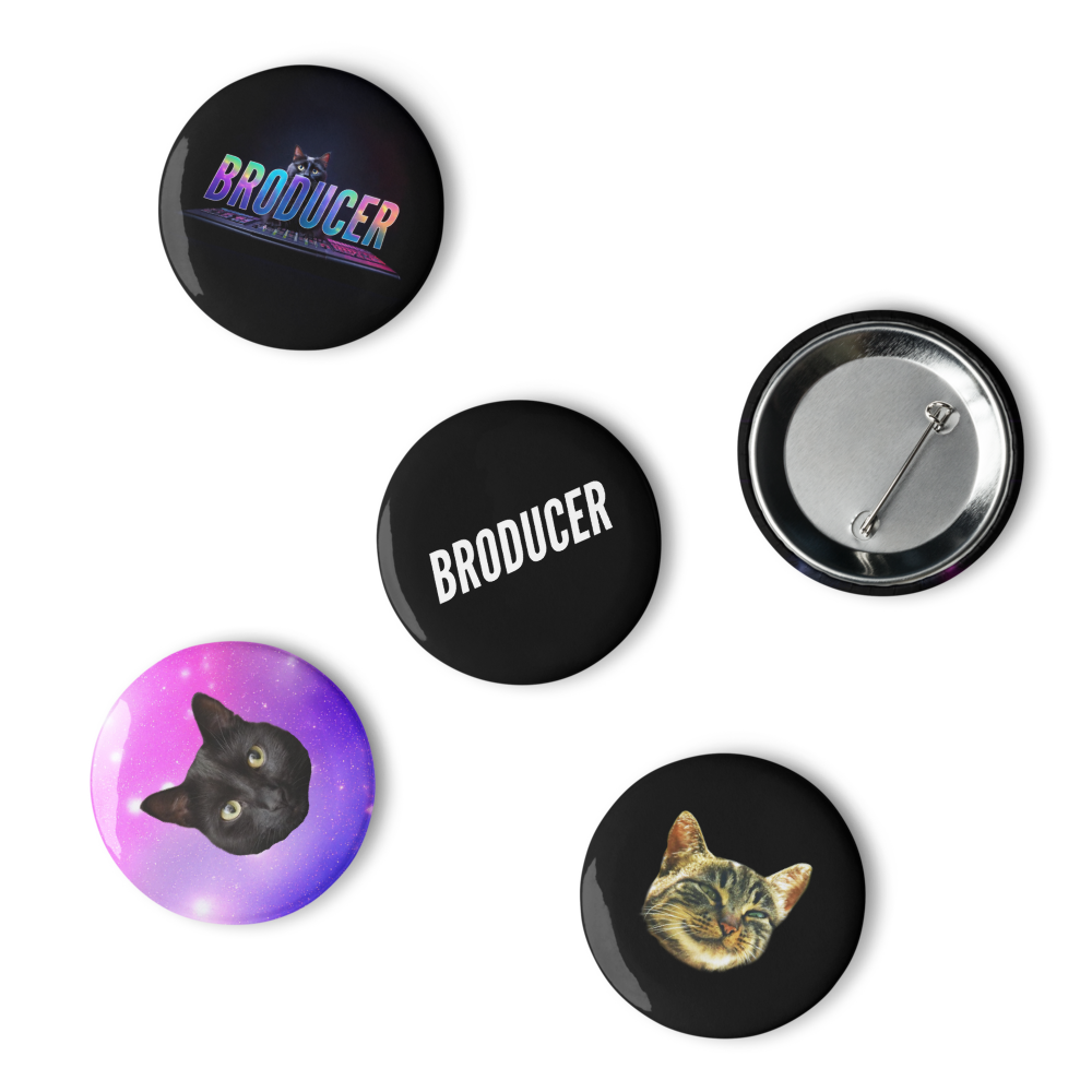 Broducer Universe Set of pin buttons